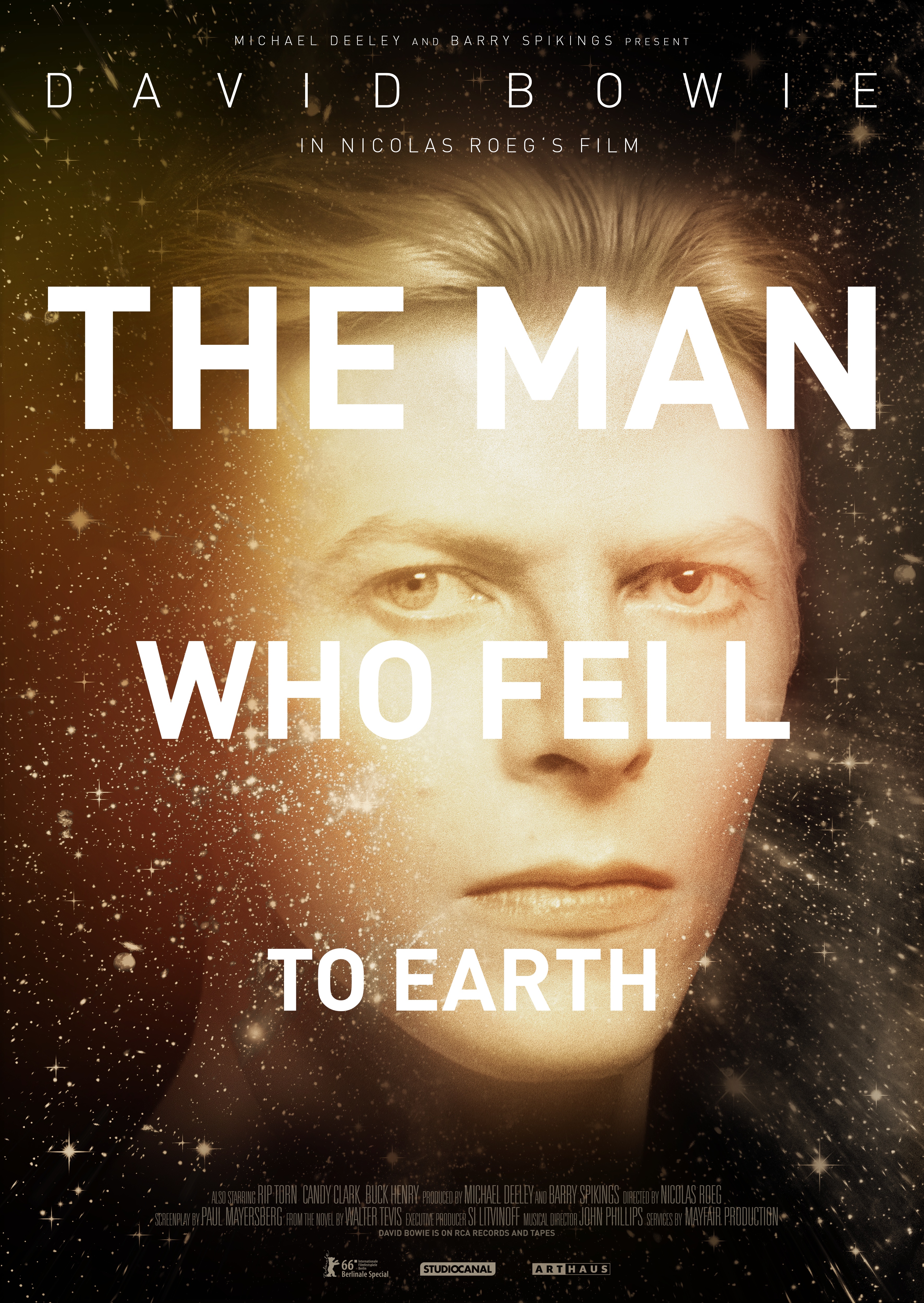 映画「地球に落ちて来た男」B2ポスター デビッド・ボウイ David Bowie-